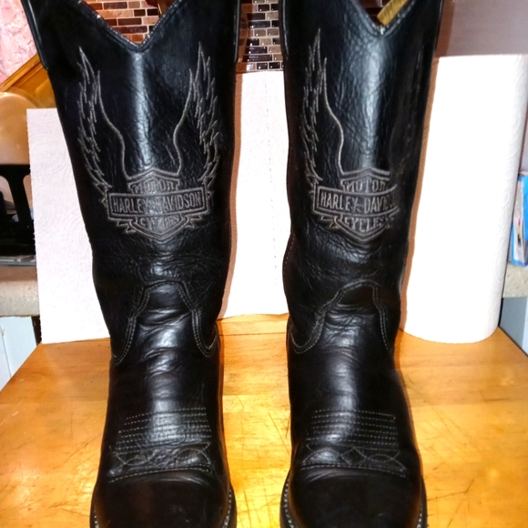 Harley-Davidson Shoes - Harley Davidson Leather Cowboy boots